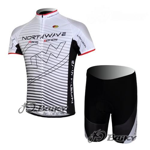 Northwave Maillot blanco mangas cortas